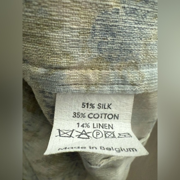 Dries Van Noten Silk And Linen Blend Floral Size 40 - Picture 4 of 4